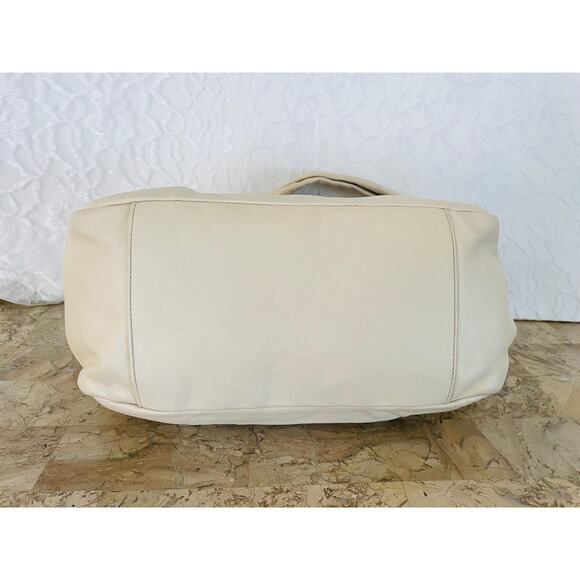Vtg COACH Parker cream soft leather Y2K Demi small mini shoulder bag - Picture 5 of 9